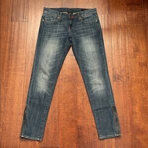 Genetic Denim Women’s The James Jeans with Ankle Zippers, Size 26